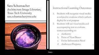 ACRL ISTM: Let's Get Visual, Visual!: New Instructional Approaches for Visual Literacy
