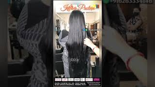 Saanjh Beauty Salon and Academy Indore for more please subscribe our channel, Hair Straightening