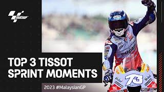 Top 3 Tissot Sprint Moments  | 2023 #MalaysianGP