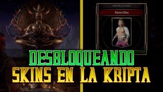 MK11 | ¡DESBLOQUEANDO 25 SKINS EN LA KRIPTA!