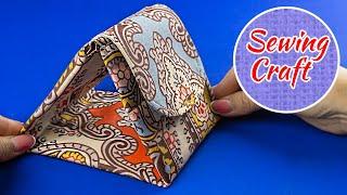 ⭐ Amazing Shopping Bag - TRANSFORMABLE. Sewing trick for big purchases. (Part #85)