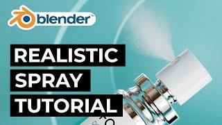 How To Create A REALISTIC SPRAY In Blender