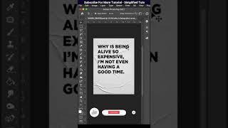 how we create posters in Photoshop | Learn Photoshop | Simplified Tuts #shorts
