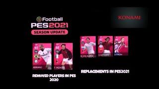 REMOVED ICONIC LEGENDS AND THEIR REPLACEMENTS IN PES 2021|PES 2020 MOBILE|DUDE GAMER