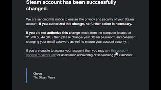 Что делать если украли аккаунт стим?
