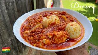 FAVOURITE CORNED BEEF & EGG STEW RECIPE | GHANA STYLE