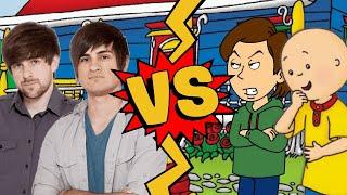 M.U.G.E.N Battles | Anthony Padilla/Ian Hecox vs Boris Anderson/Caillou