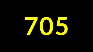 705 Second Countdown Timer With Sound Effect