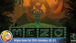 Mezo - game overview at Origins Game Fair 2019