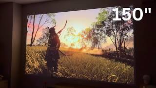 The 150” PS5 Setup - XGIMI Horizon Pro 4K Review