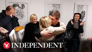 Ukrainian couple get married in Odesa bomb shelter