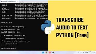 How to transcribe audio to text? Audio to text converter | Free | Python 2023