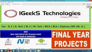 IEEE 2018 VLSI FINAL YEAR PROJECT LIST