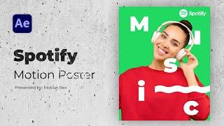 Motion Graphics Social Media Poster in After Effects | After Effects Tutorial - in Hindi