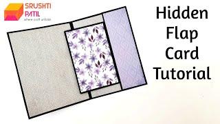 Hidden Flap Card Tutorial | Srushti Patil