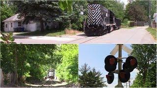 U.S. Rail GMTX 409 - OmniSource Switching - GRS Lex-C Signals - Superior Street in Kokomo Indiana