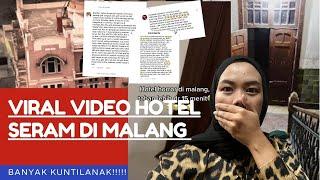 Viral di TikTok Hotel Niagara Malang Menurut Saksi Tamu Hotel dan Para Anak Indigo ||