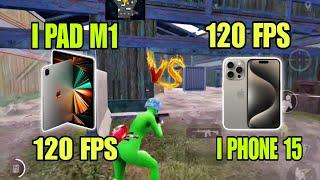 IPHONE 15PRO MAX vs IPAD PRO M1 TDM TEST  (PUBG MOBILE) IPAD VIEW ADVANTAGE, CLOSE-RANGE #bgmi