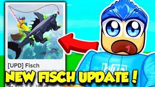 GRINDING THE NEW ROBLOX FISCH UPDATE TO GET THE ROD OF THE DEPTHS!