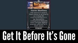 Hunter Munitions Is Broken (Warframe)