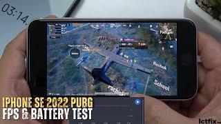 iPhone SE 2022 PUBG Gaming test 2023 | Apple A15 Bionic