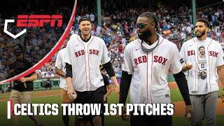 The Celtics throw out first pitches at Fenway Park  | ESPN MLB