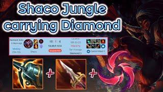 Shaco Jungle carrying Diamond Elo - Season 11 DPS [League of Legends] Full Gameplay - Infernal Shaco