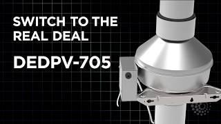 Switch to the Real Deal - DEDPV-705 for Dryer Exhaust #fantech #dedpv