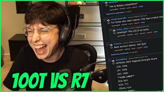 Caedrel Reacts To Reddit After The 100T VS R7 Series