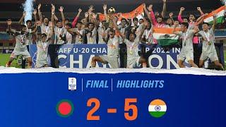 Bangladesh U-20 2-5 India U-20 | Final | SAFF U-20 Championship | Highlights