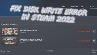 HOW TO FIX GAME STEAM DISK WRITE ERROR
