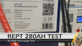 RUIPI REPT 280AH Capacity Test on ZKE-40, Full Test Data Downloadable