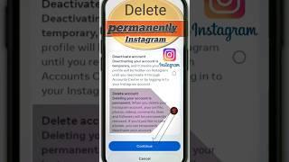 Instagram account delete kaise karen parmanently how to delete Instagram ID permanently #instagram