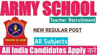 Army School Vacancy 2022 | Army Public School Recruitment 2022 | AWES NOTIFICATION 2022 | JOBS | APS