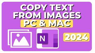 How to copy text from an image in OneNote