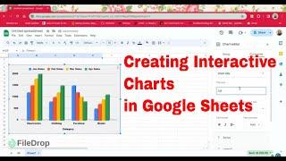 Creating Interactive and Dynamic Charts Google Sheets