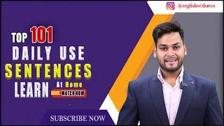 TOP 101 DAILY USE SENTENCES || BY@englishwitharun