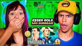 FUTPARÓDIAS - GOLS QUE MERECIAM TER GANHADO O PUSKÁS | [React em Casal] 