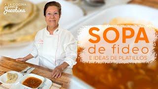 COMO HACER SOPA DE FIDEO | VARIANTES DE FIDEOS | FIDEO FÁCIL Y RÁPIDO