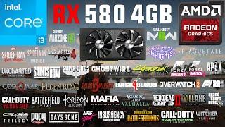 RX 580 4GB Test in 50 Games in 2022