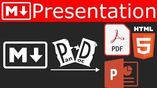 Making Presentations Has Never Been Easier! Markdown + Pandoc