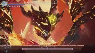 Afterimage PS5 - Aqil, the Pyro Goliath Boss Fight