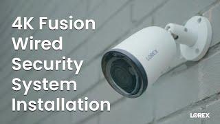 Easy Installation Guide for the 4K Fusion Wired Security System - TN910618A4-E