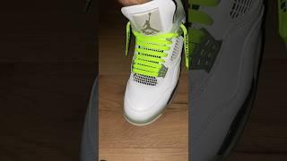 Jordan 4 lace | how to tie your jordans | lace tutoiral for jordan sneakers | jordan shoe lace