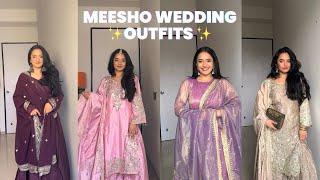 Huge Meesho Haul | Heavy Suits for Wedding  #meesho #meeshohaul #outfits #ethnic #ethnic wear