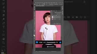 Add Design on T-Shirt in Photoshop