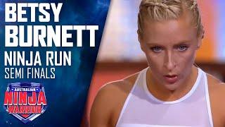 Ninja run: Betsy Burnett (Semi Final) | Australian Ninja Warrior 2018