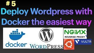 Deploy a Wordpress website the easiest way with Docker