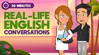 English Conversation Speaking Practice to Learn English in 30 Minutes | Easy English for 2025