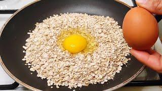 If you have 2 EGGS and 1 cup of OATS! Make this recipe in 1 minute, healthy dish